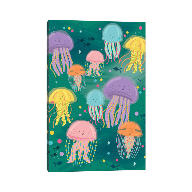 Coastal Nautical Under The Sea II by Lisa Whitebutton - Wrapped Canvas Gallery-Wrapped Canvas Giclée