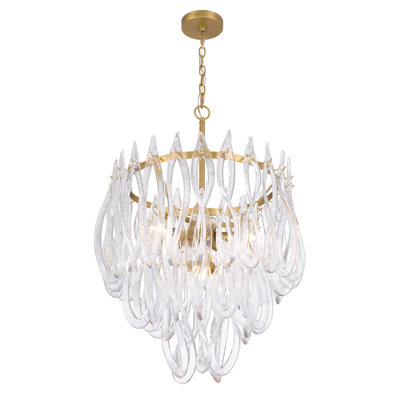 Luminaire suspendu 6 lumières Glassara
