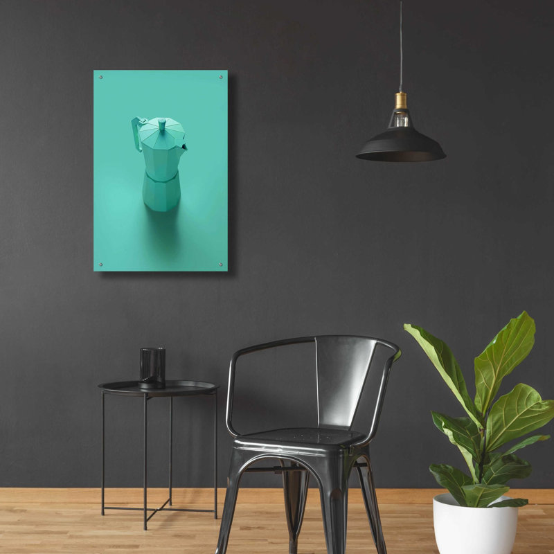 «Green Dreams» par Robert Farkas, art mural en verre acrylique, H 36 po x l 24 po x P 0,2 po