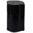 21 Irregular End Table, Black Color, Split Design For Indoor And Outdoor Settings, Made Of 85% 15% Fiberglass, Lightweight