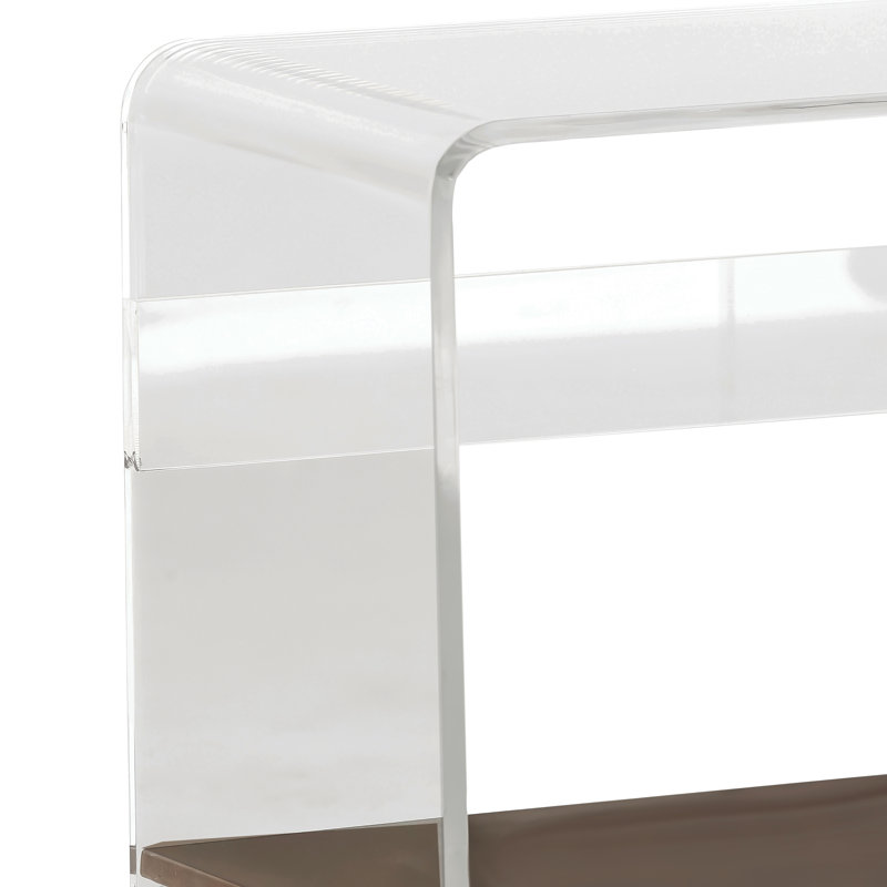 Sloan Lucite Waterfall End Table