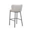 Mina Upholstered Counter Stool with Metal Frame-95982242
