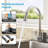 Stainless steel practical sink, 30.7 inches (about 76.2 cm) single bowl kitchen sink with cold and hot water pipes standard P type trap drain pipe, suitable for laundry room pet care cottage