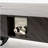 54-inch iron fire pit table (stone)