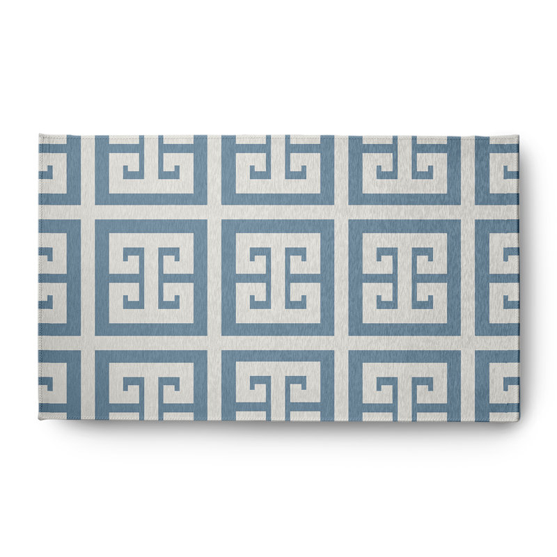 Chenille Geometric Indoor Rug, Rectangle 3' x 5'