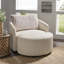 Fauteuil d'appoint pivotant en velours côtelé Doniphan-1619517934