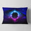 Coussin Fractal Black Star