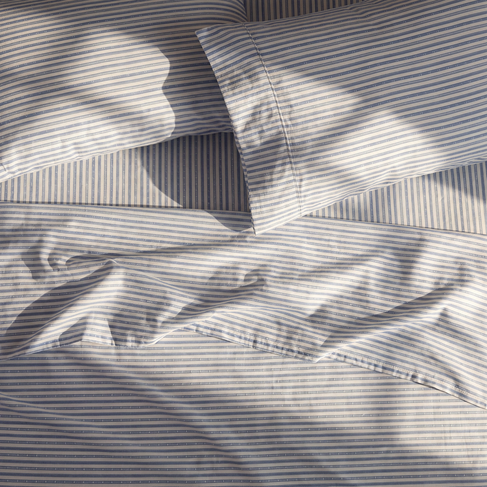 Cobbett Cotton Sheet Set, Queen, Navy