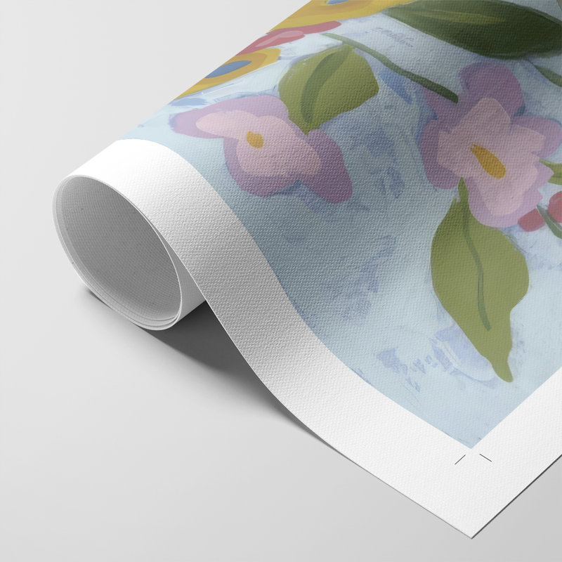 Bouquet Vibes II - Impression sur toile seulement - NON-CADRE, H 18 po x l 12 po