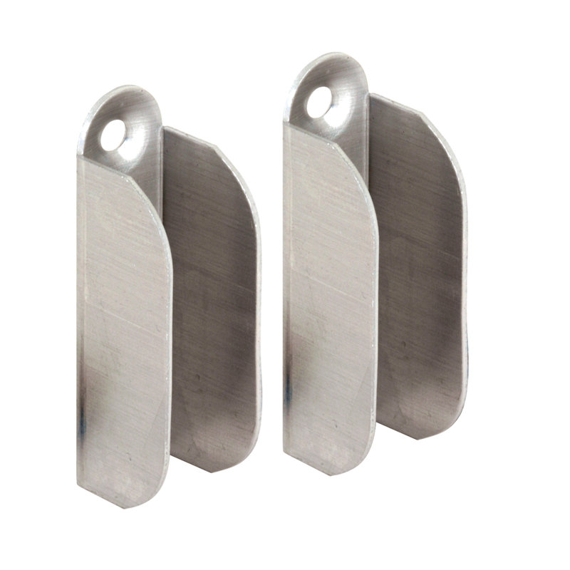 Cintres de cadre d'écran Prime-Line, pour cadres de 7/16 po, aluminium, finition moulin (3 ensembles)