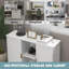 Armoire de salle de bain autoportante Jolla