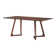 Stipe Walnut Solid Wood Dining Table