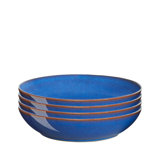 Imperial Blue Set Of 4 Coupe Pasta Bowls