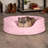 Ultra Plush Oval Donut Dog Bed-809269204-809269214