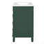 Meuble-lavabo 24 po avec lavabo en céramique, petite armoire de salle de bain, armoire moderne avec 2 tiroirs et tablette réglable-126278833