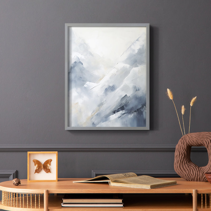 Paysages de la série CC XXVII - reproduction encadrée de qualité supérieure - prête à être accrochée - aucun clou requis