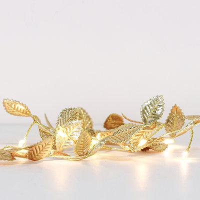 200cm Lighted Faux Garland with Lights
