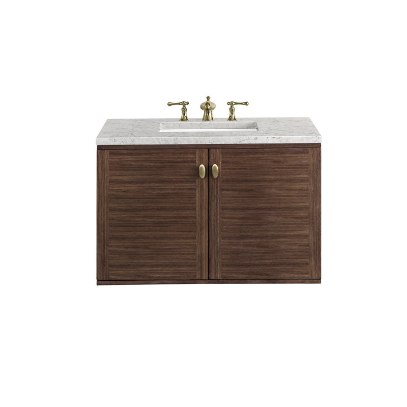Ensemble de meuble-lavabo simple 36 po Curiel, Perle jasmin éternelle, 8 po