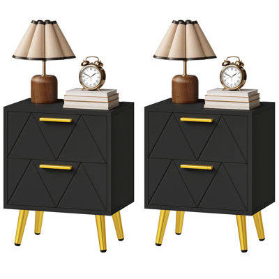 40cm W Bedside Table Set of 2