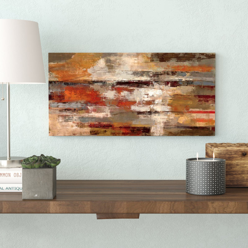 "Painted Desert" Print on Canvas by Silvia Vassileva, 30" H x 60" W, Wrapped Canvas, No Frame