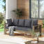 Canapé d'extérieur extensible 3 places en bois d'acacia-915670822-915670840