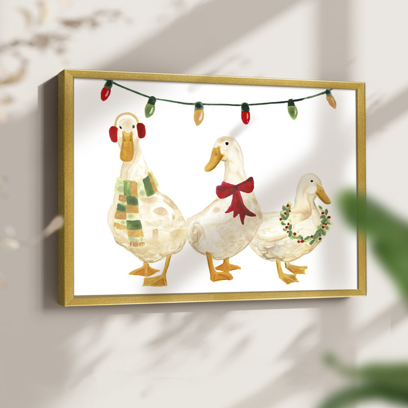 «Merry Quackmas II», reproduction encadrée