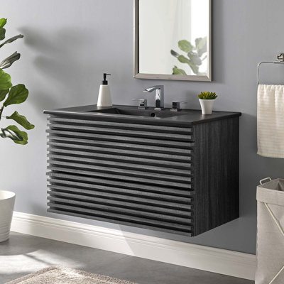 Modway Render 36" Wall-Mount Bathroom Vanity