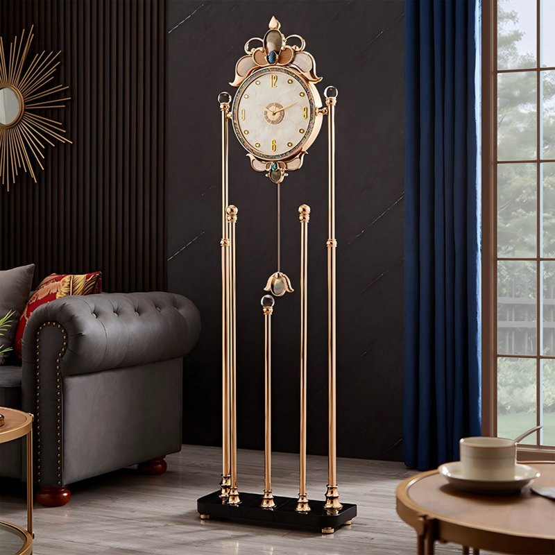 Horloge de luxe or