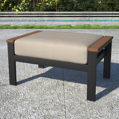 Townsend Outdoor Ottoman with Sunbrella® Cushions