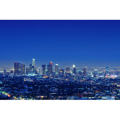 Kundra Los Angeles 1 Piece Wrapped Canvas Wall Art