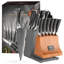 Nanfang Brothers Damascus Steel Knife Block Set