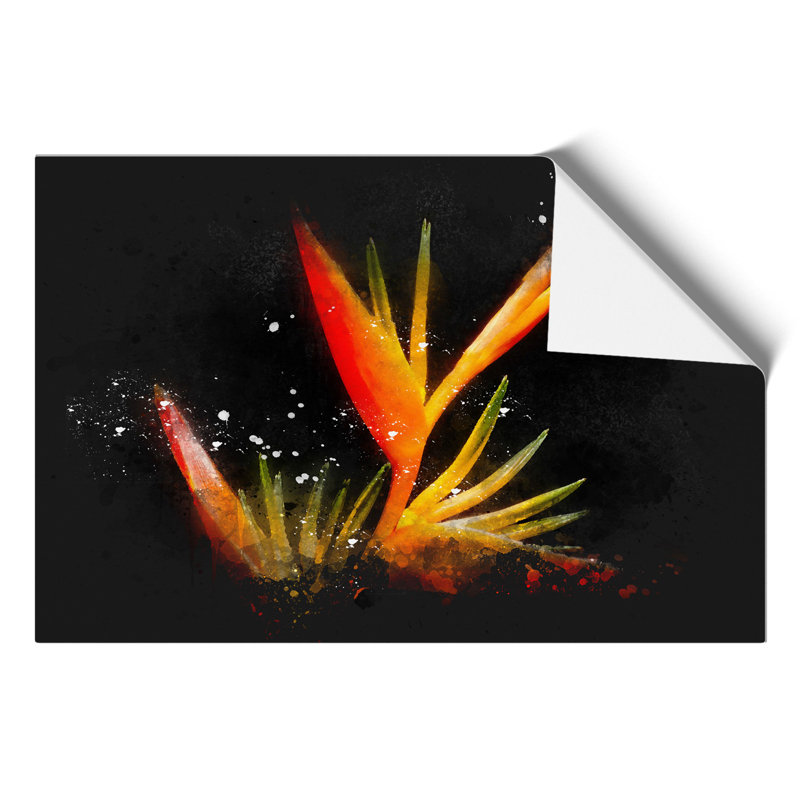 Bird Of Paradise Flower - No Frame Print, 21cm H x 30cm W x 0.1cm D