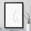 Line Female Form - Picture Frame Drawing-62802707-62802705