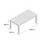 Carmel Solid Wood Four Leg Coffee Table-61943477