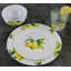 Assiette plate en mélamine 11 po Noisette