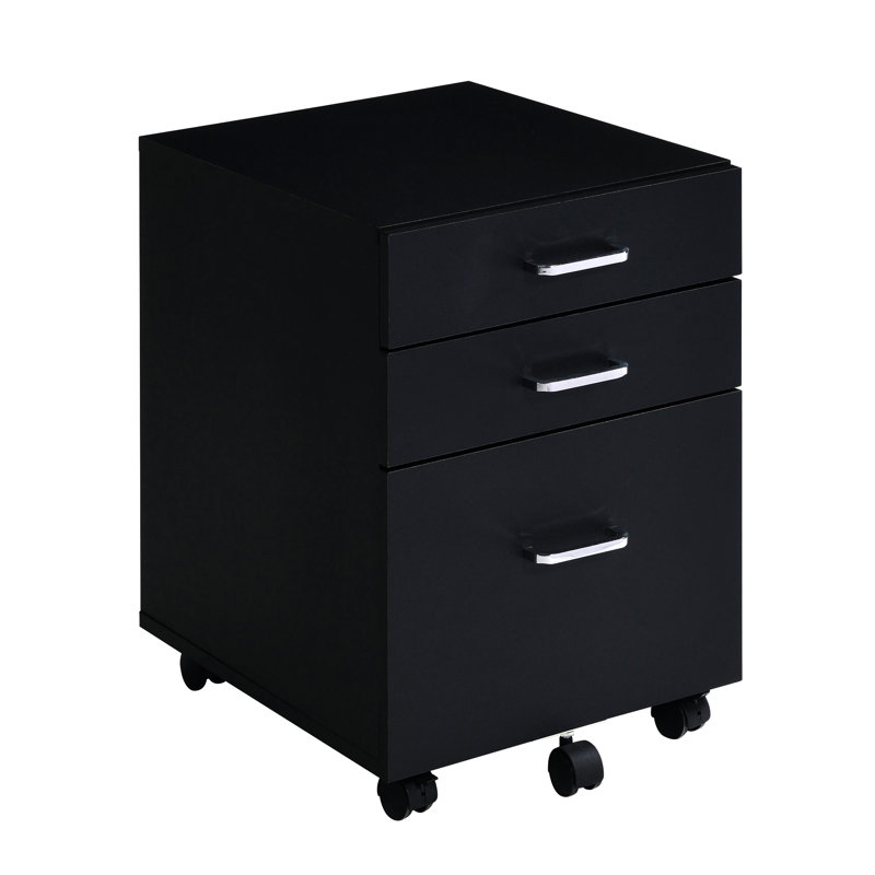 Classeur moderne et noir 3 pièces