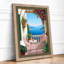 Mediterranean Terrace Coastal - Print-682900660-682900682