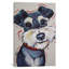 «Schnauzer Whimsical Mr Foozootie» par Hippie Hound Studios, reproduction d'art sur toile tendue-72404624-72404623-72404629