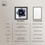 «Night Dal II Shadowbox», impression d'art floral bleu par Art Remedy-115125963-115125968