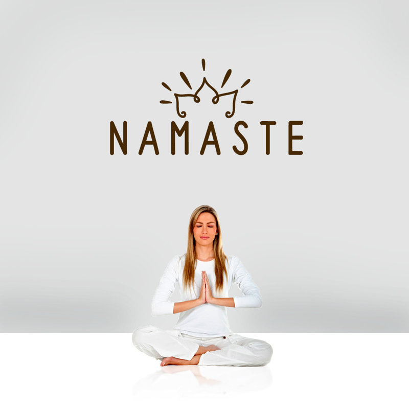 Adhésif décoratif Namaste, Brun