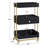 Utility Trolley with Wheels and Drawer, Stylist Rolling Storage Cart-129333750
