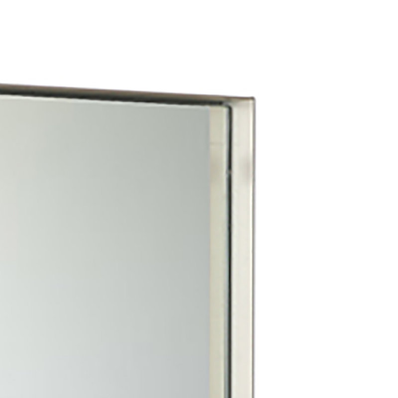 Miroir mural rectangulaire en métal, 30,01 po x 40,01 po, Blanc
