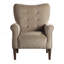 Fauteuil en velours rembourré avec dossier capitonné-691396638