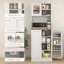Garde-manger avec tablettes réglables, portes