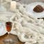 Beige Boho Gauze Wedding Cheesecloth Table Runner 400 cm | Seasonal Bridal Fabric Kitchen Dining Holiday Table Decor for Home Party