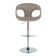 Curva Adjustable Barstool With Rounded T Footrest - Set Of 2