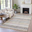 Machine Washable Indoor/Outdoor Xhevrie Grey Rug-112171340