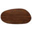 Roundly Dining Table/Desk Mango Wood Walnut 200X100-72160305