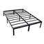 Sommier plateforme moderne en acier noir-669756331