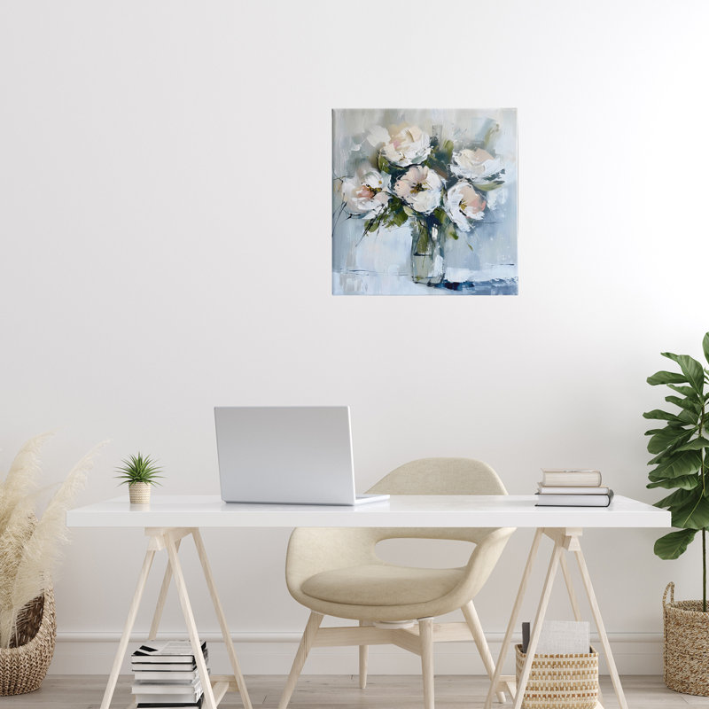 Cottage Cottage, toile moderne, design par LSR Creative Studio, H 17 po x l 17 po